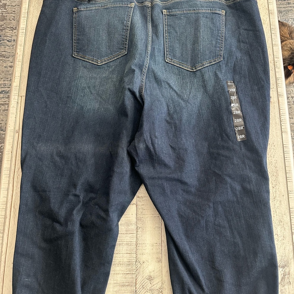 Distressed Blue Jeans - Picture 8 of 10